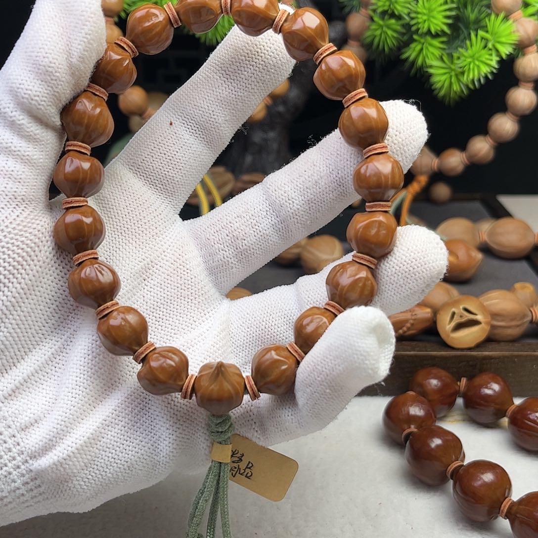 手串/手链橄榄核山*1.3四花铁核