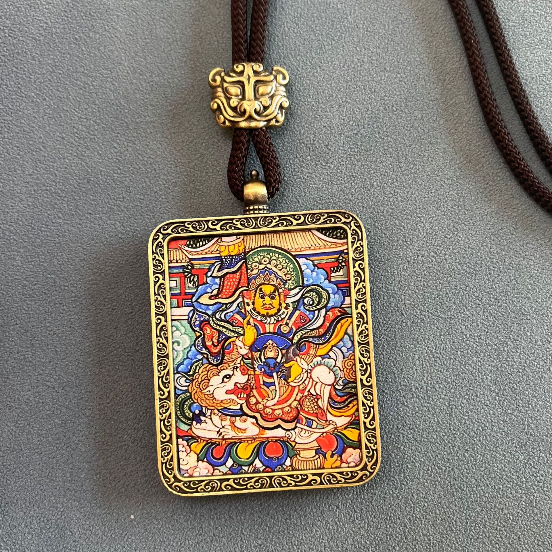 铁合金吊坠 唐卡非手绘唐卡 唐卡吊坠 