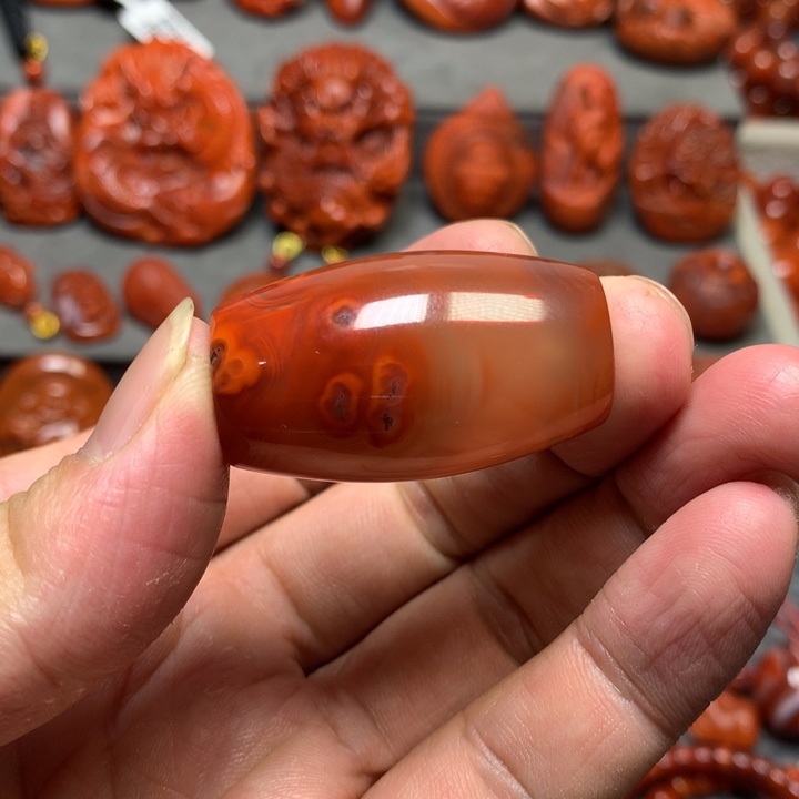 吊坠(不含链)未镶嵌南红玛瑙22mm