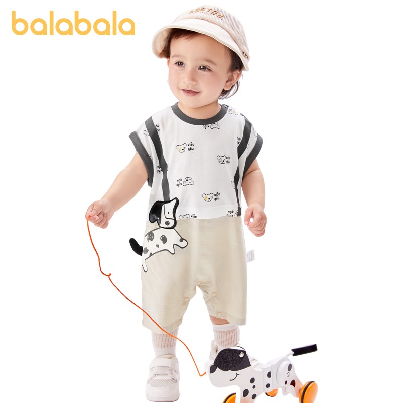 巴拉巴拉儿童婴儿连体衣包屁衣宝宝哈衣爬服婴儿童装衣服春夏时尚