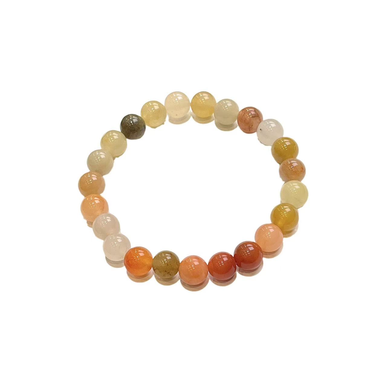 金丝彩玉手串8-9mm H05-51