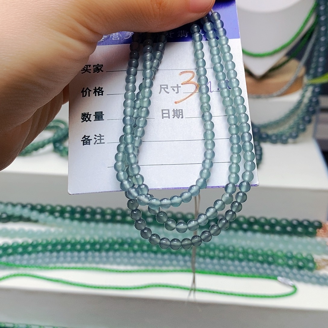 未镶嵌手串翡翠翡翠