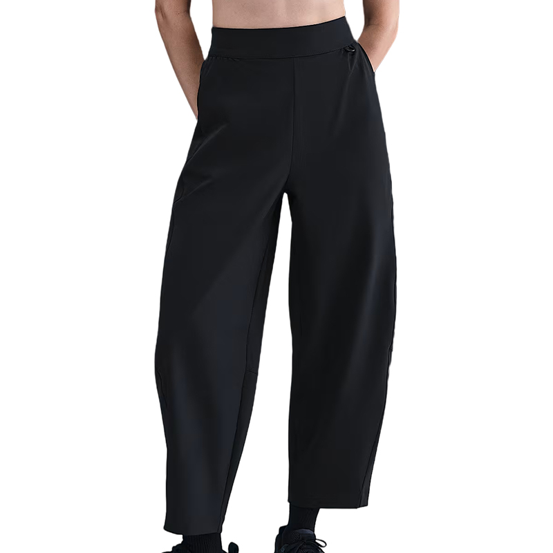 【滔搏联动】NIKE耐克女子时尚潮流黑色休闲运动梭织长裤HQ0231-010