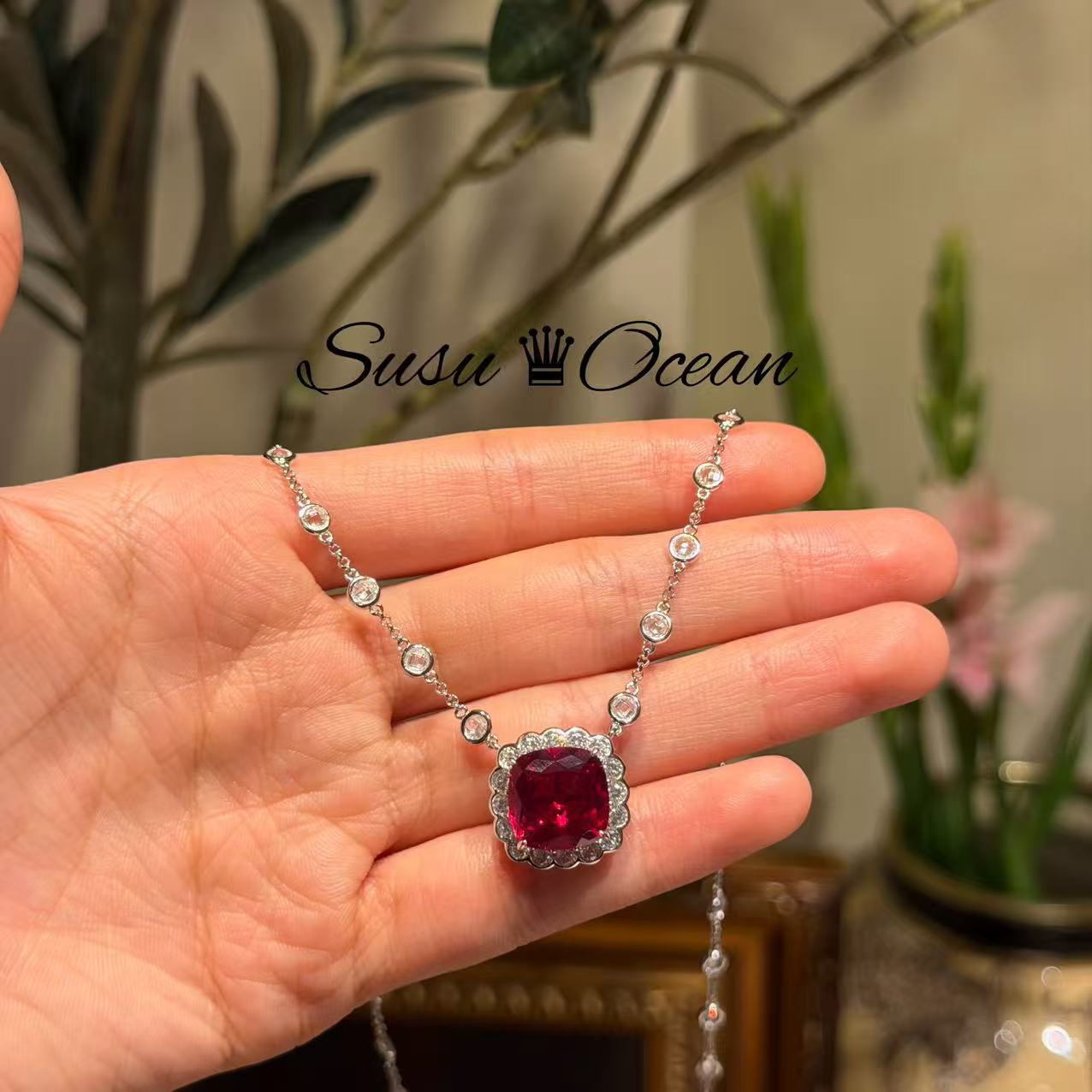 坠链均925银 Ruirui · Rowky 【215】鉴赏珠宝