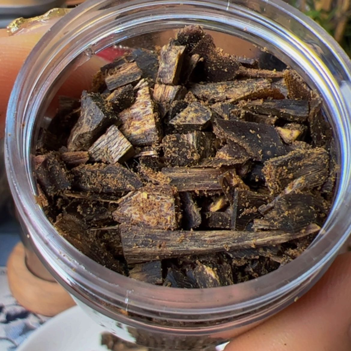 【闪购商品】沉香手把件奇楠张勺子老料小米粒20克