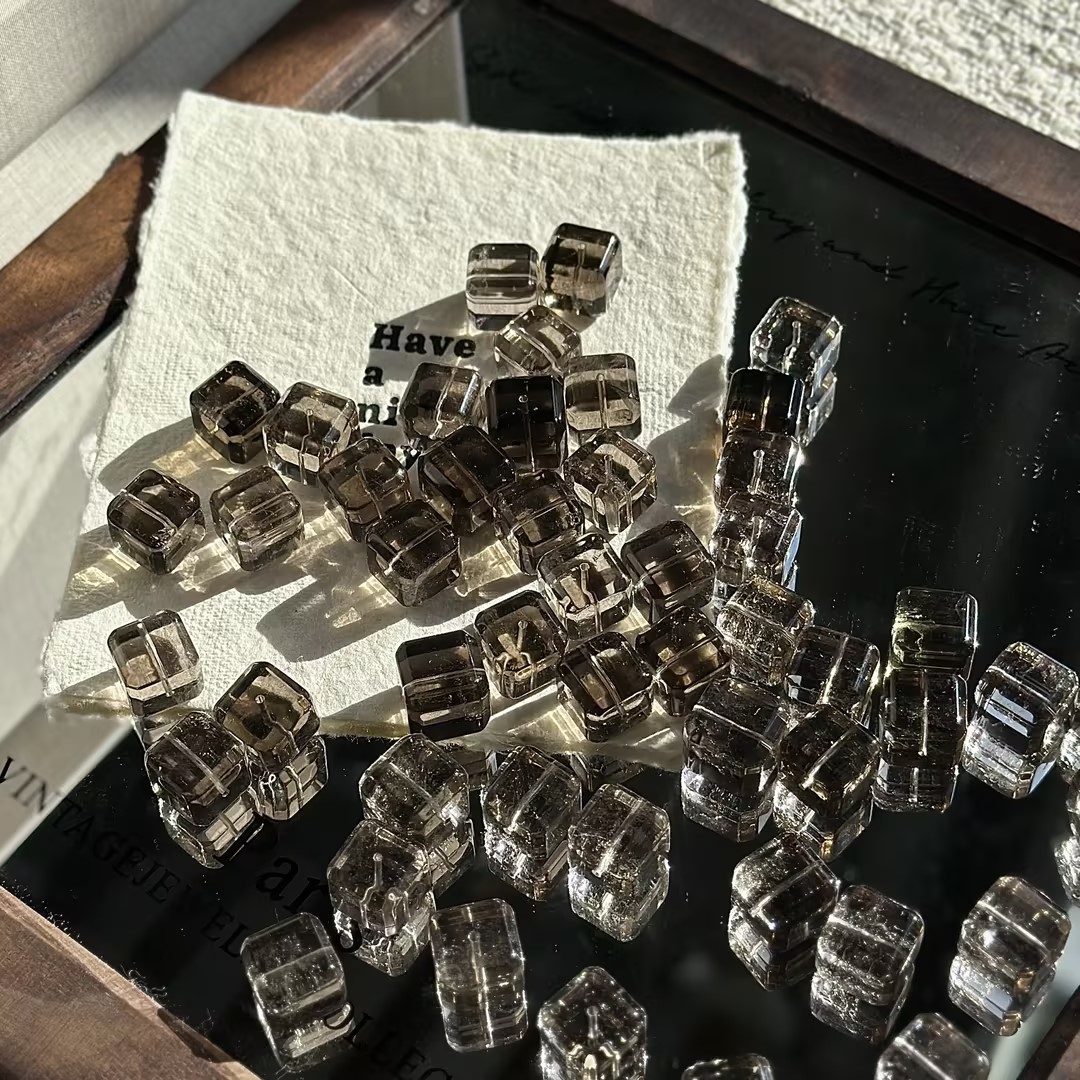 天然水晶方糖合集DIY串珠多样性发一