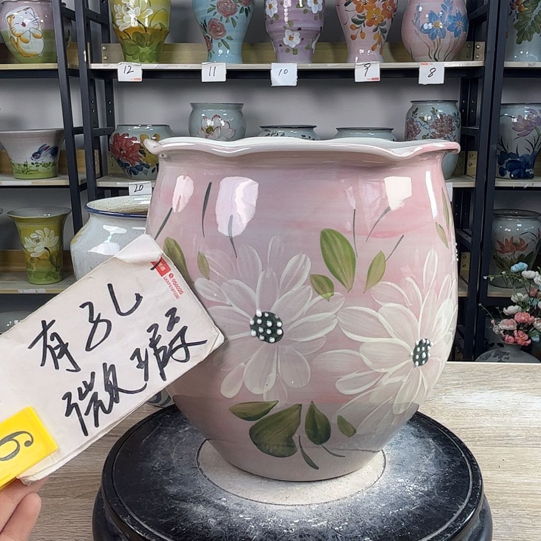罐1tc景德镇陶瓷花盆