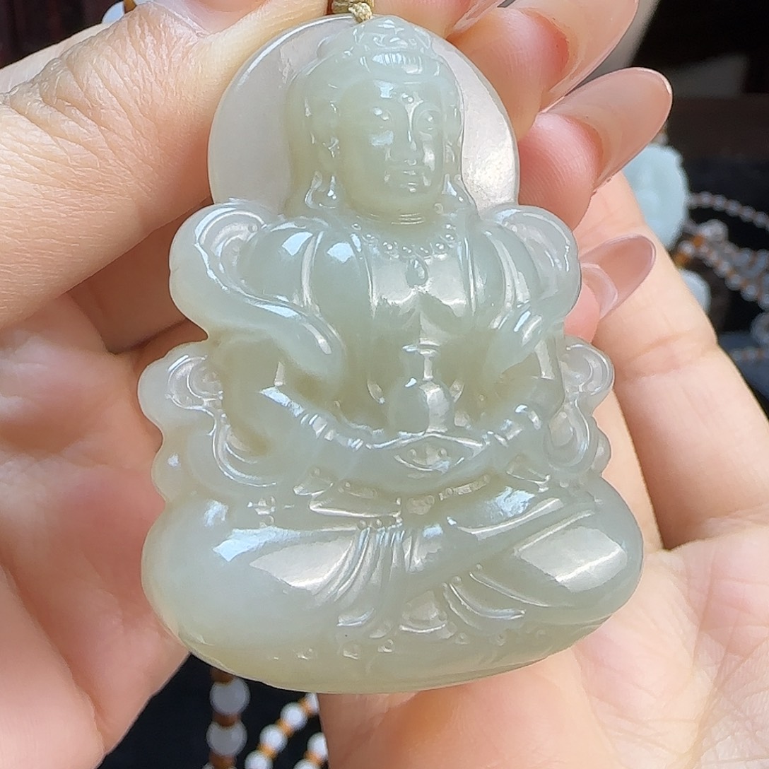 和田玉未镶嵌颈饰定制发货