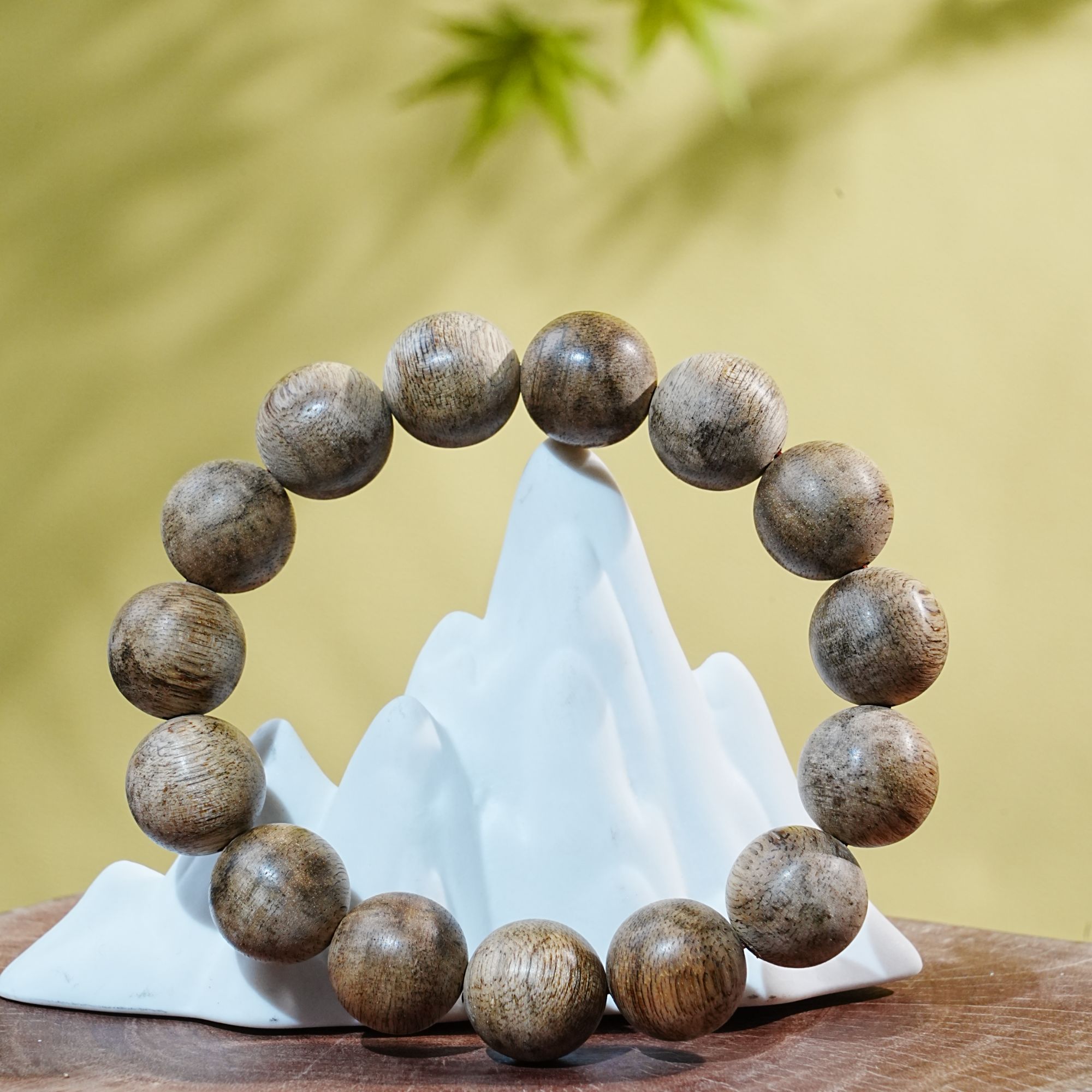 【毕业级】马泥涝虎斑纹单圈沉香手串1.56cm 18.25g T251008065  A 