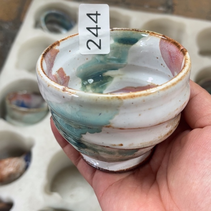其他全手工柴烧志野杯244