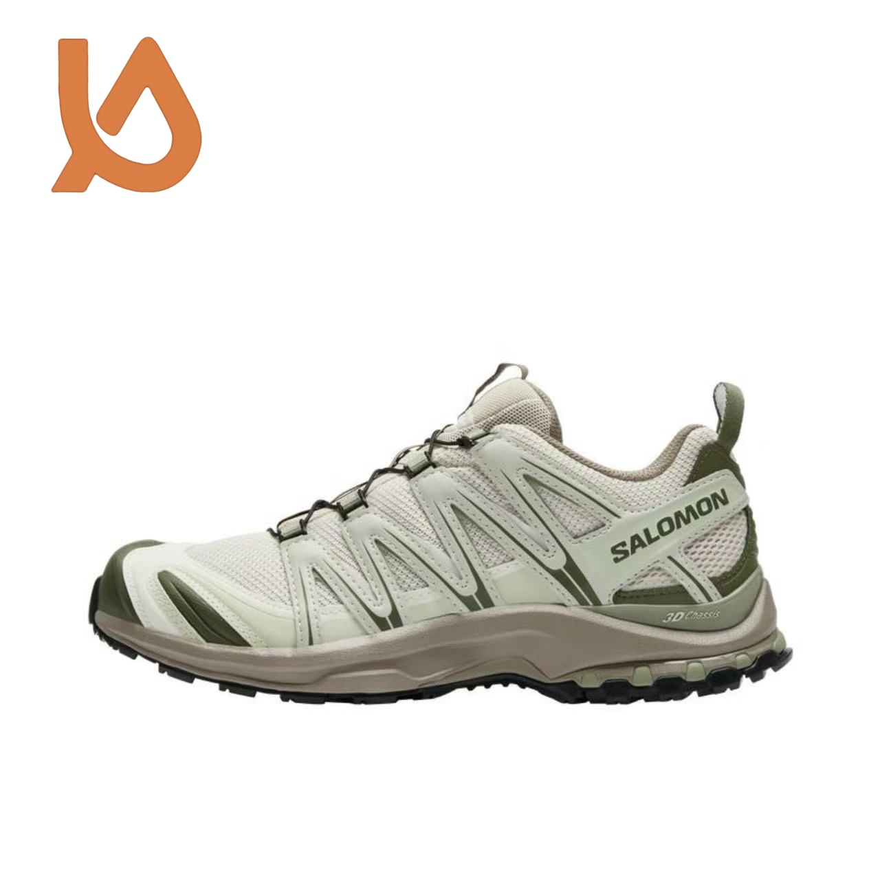 SALOMON萨洛蒙XAPRO3D百搭耐磨低帮户外功能鞋男女同款白斑鸠绿