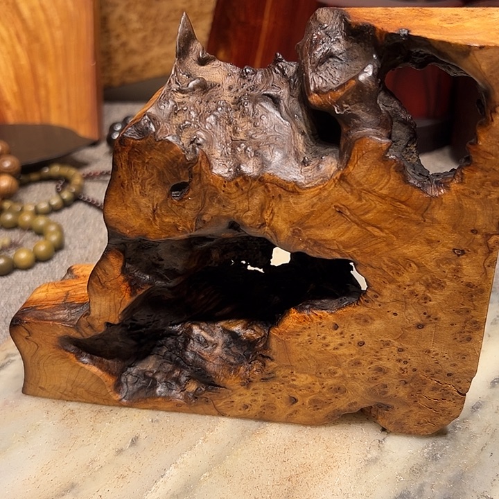 寻***玉端景台紫檀木类檀香