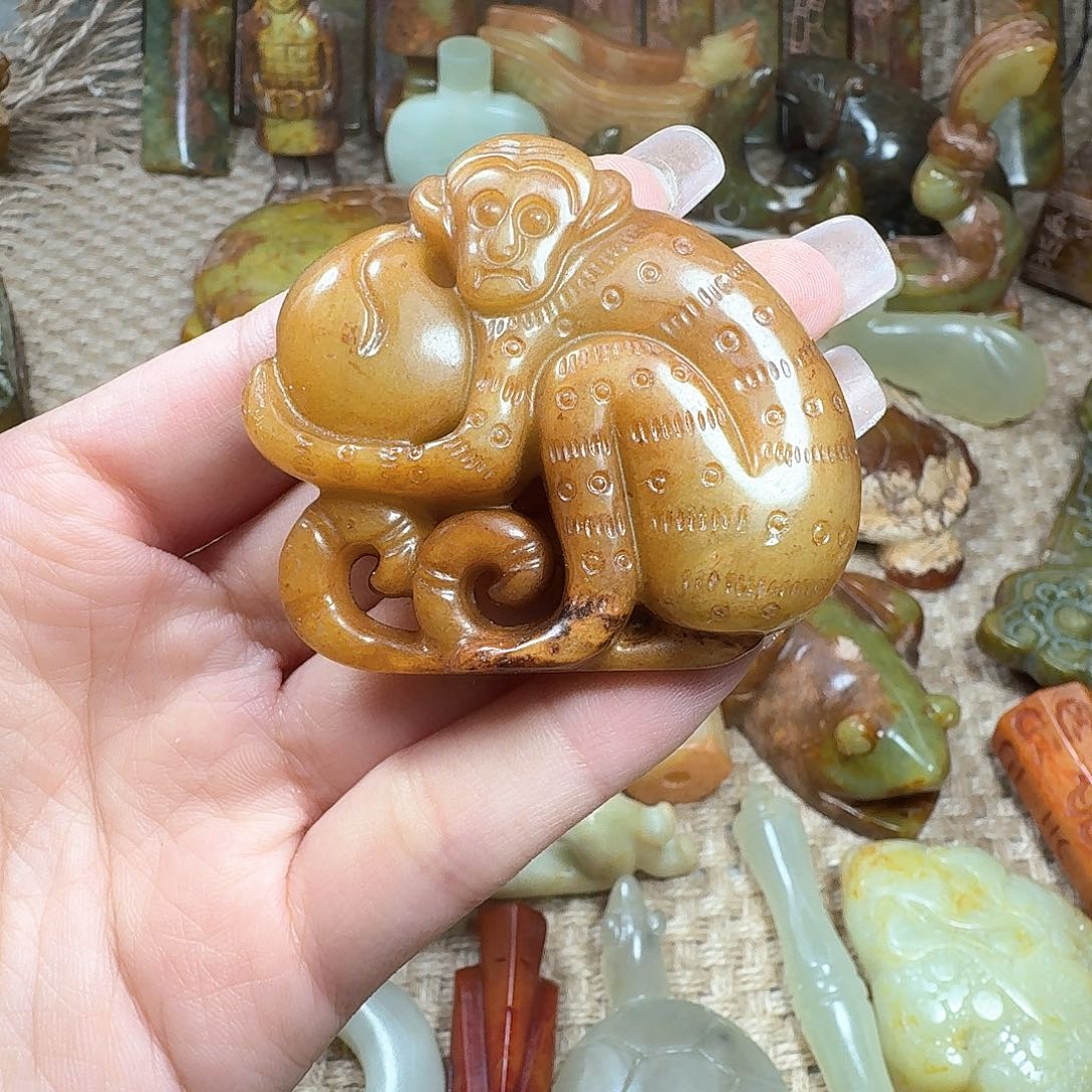 白玉菩提吊坠挂件