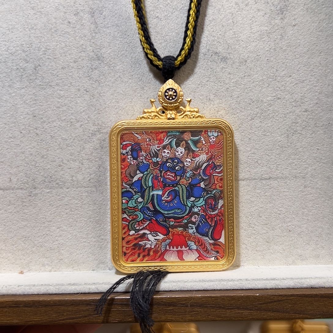 宜***脑吊坠单面定制大黑天