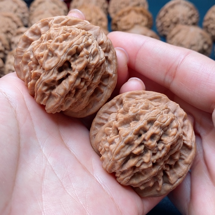 文玩核桃把件45四座楼