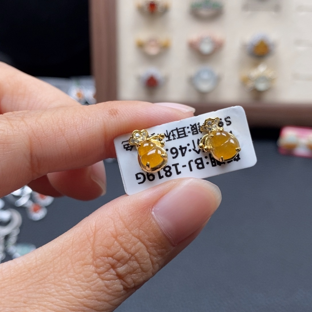 爱***毛翡翠银S925镶嵌戒指