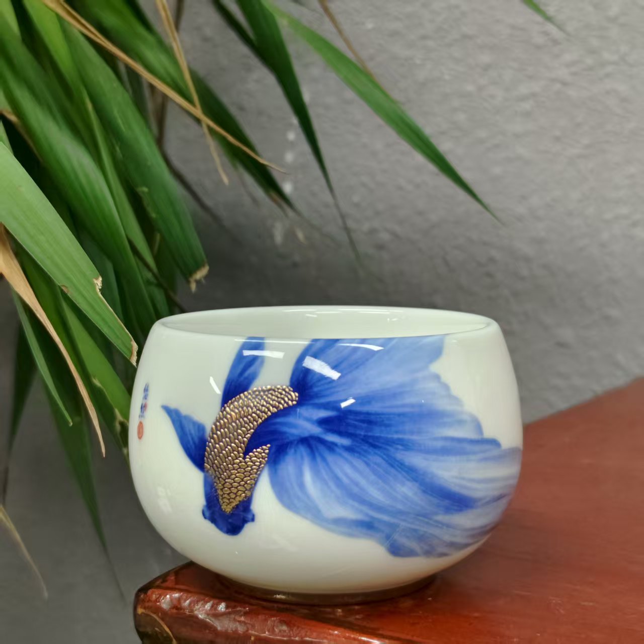 玉白瓷禅定杯单品（悠然自得）幻青款CC3313