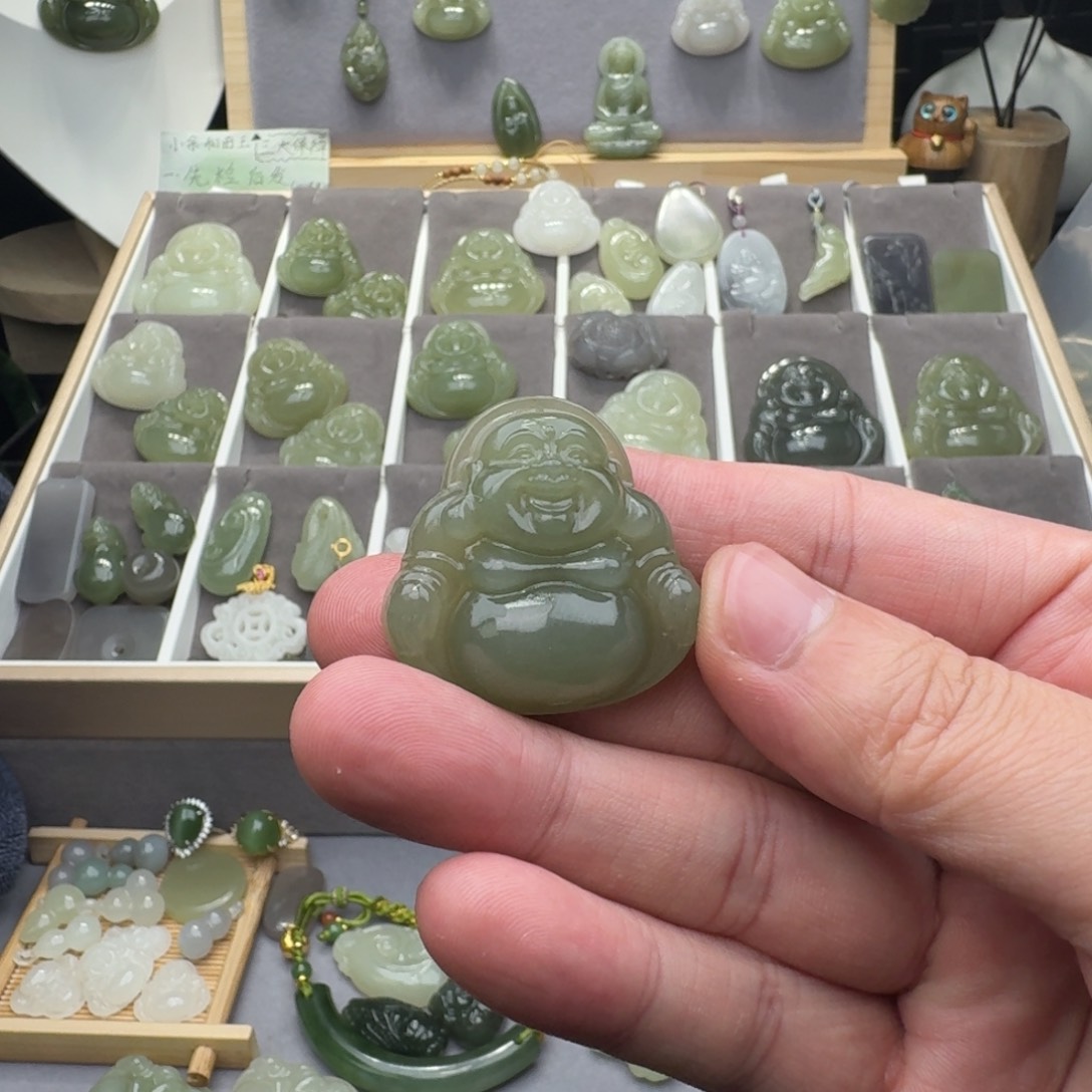 和田玉颈饰未镶嵌别***我