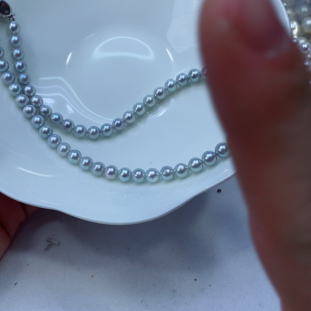 海水珍珠颈饰银S925镶嵌