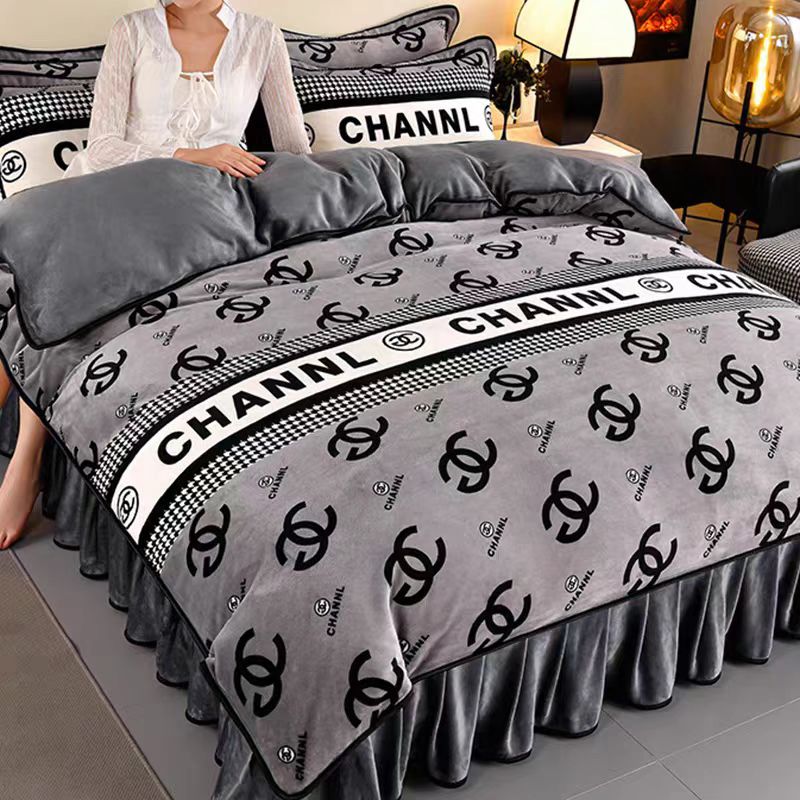 1米5*2米牛奶绒单被套001-100