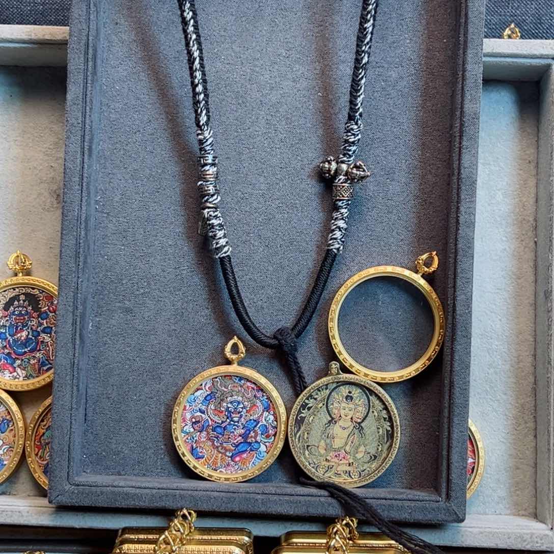 吊坠无***差双面定制圆卡