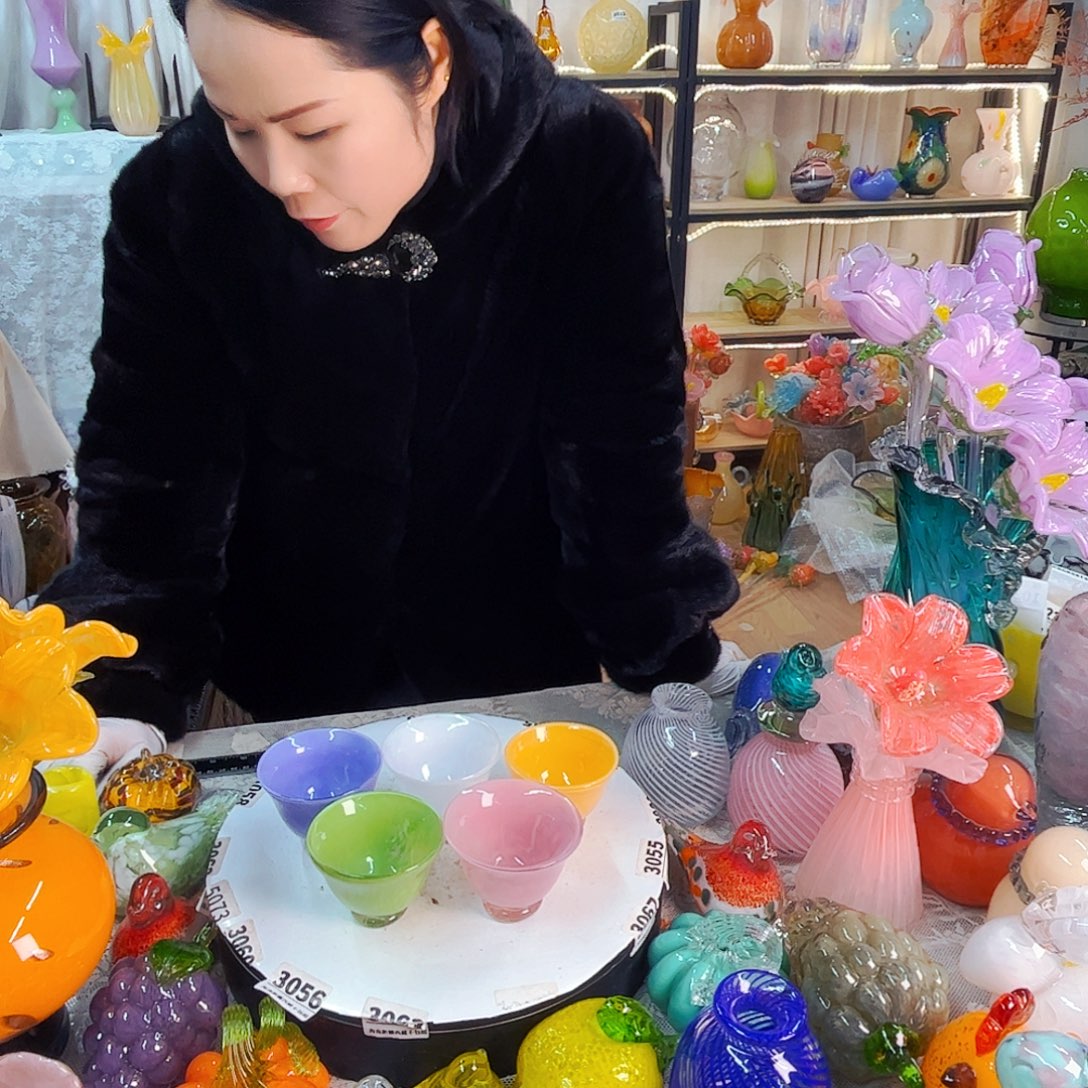 5个碗家悦美居琉璃摆件