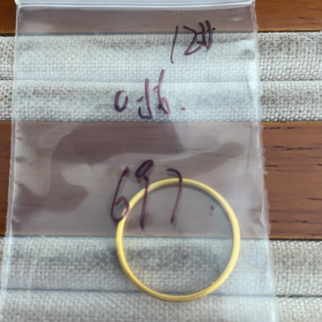 克重0.56 12号 碎冰冰戒指 足金999