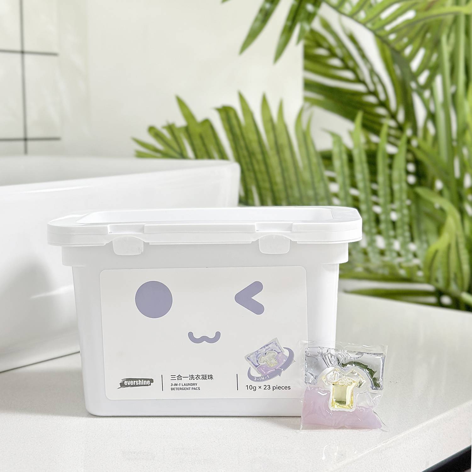 三合一洗衣凝珠一盒23颗