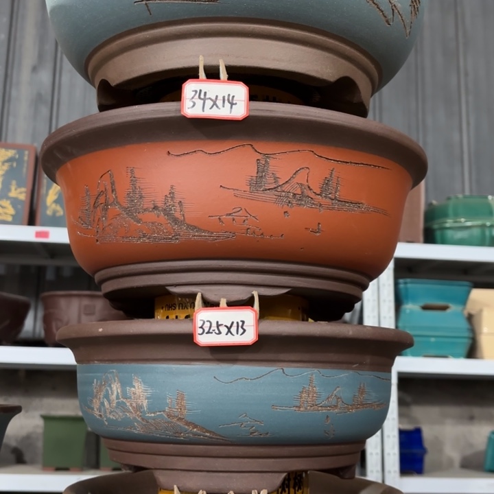 紫砂花盆      116-4。      