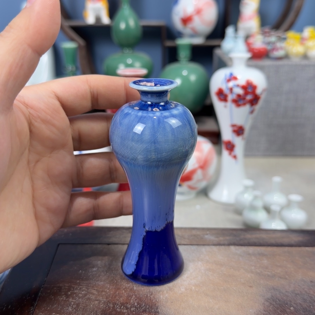 陶瓷手工小花器摆件