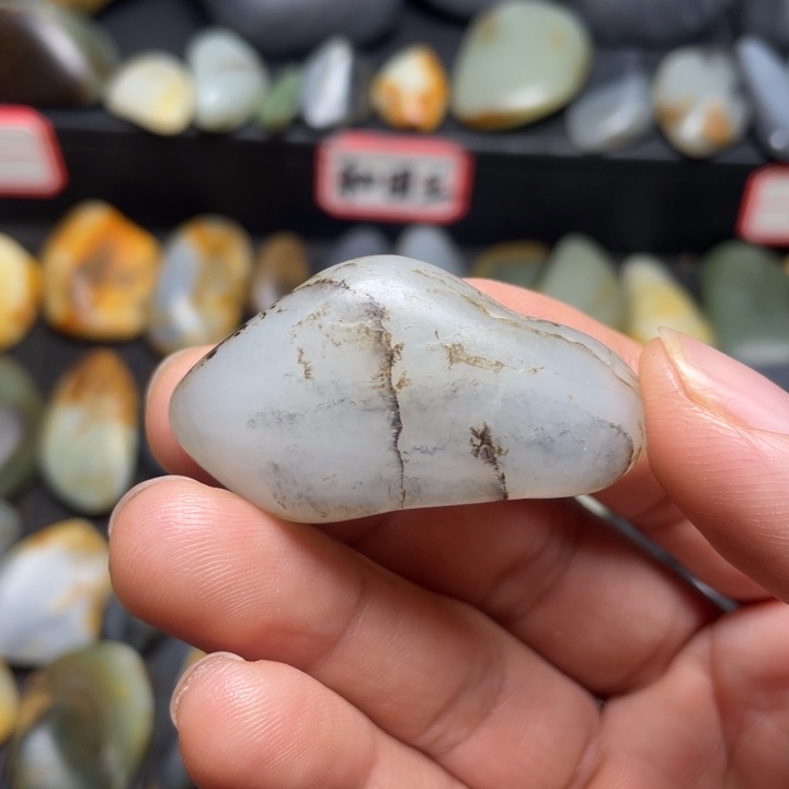 和田玉未镶嵌挂件18