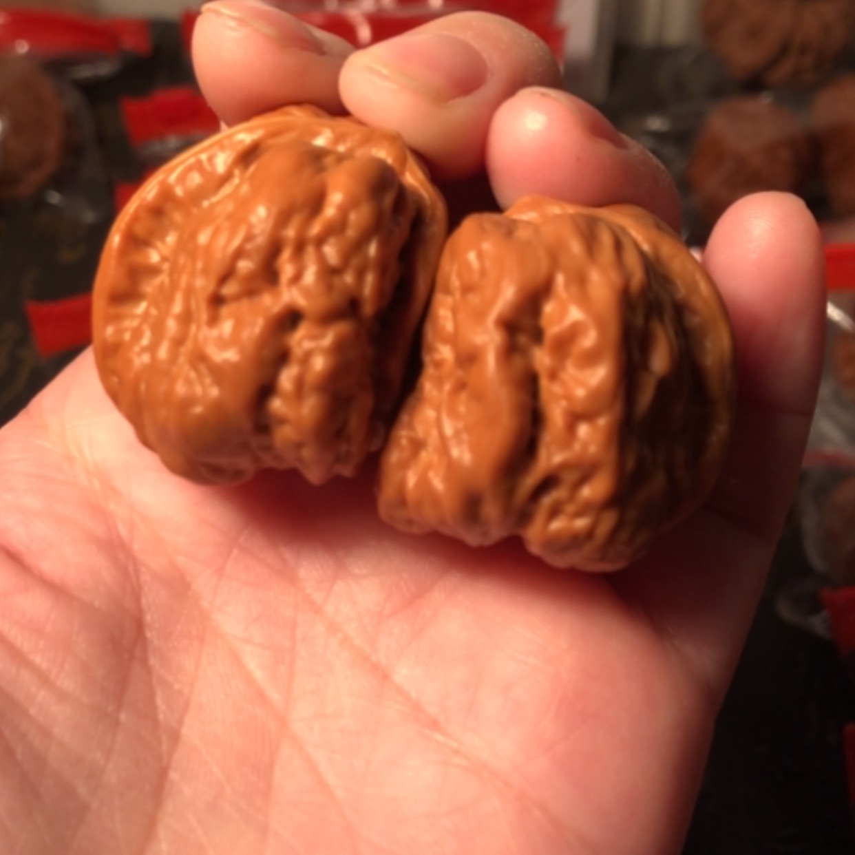 【闪购商品】文玩核桃把件蛤蟆头半壁江山