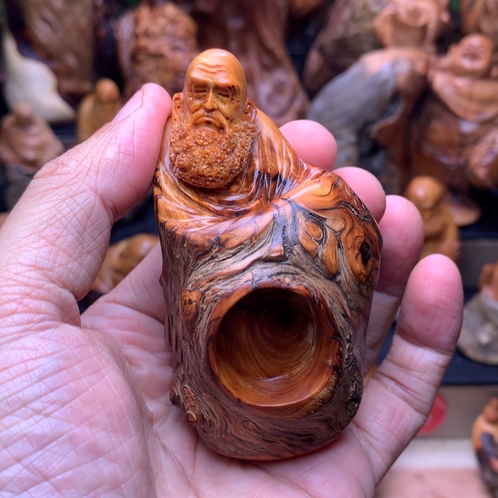 柏木（崖柏）崖柏陈化料手把件