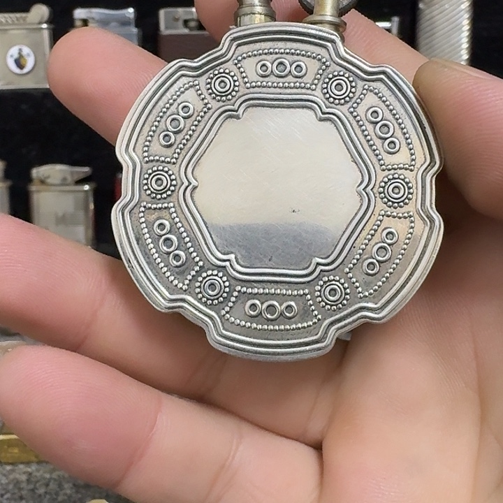 会***堂意大利纯银手工战壕打火机