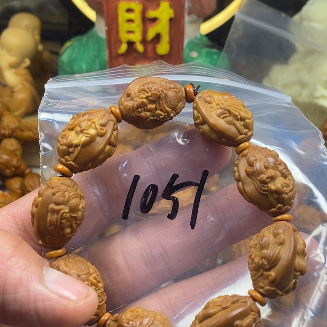 橄榄核手串/手链橄榄核雕刻工艺手串7