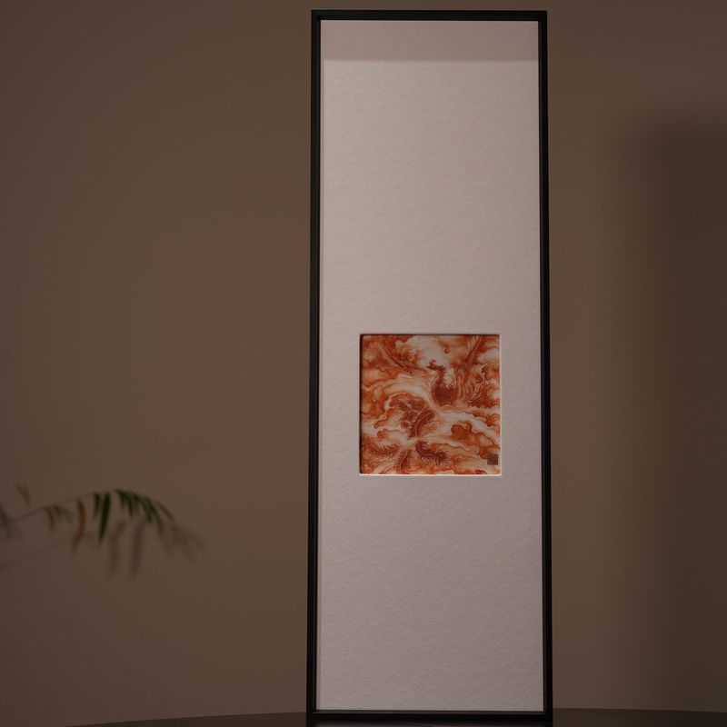 念物凤舞九天瓷板