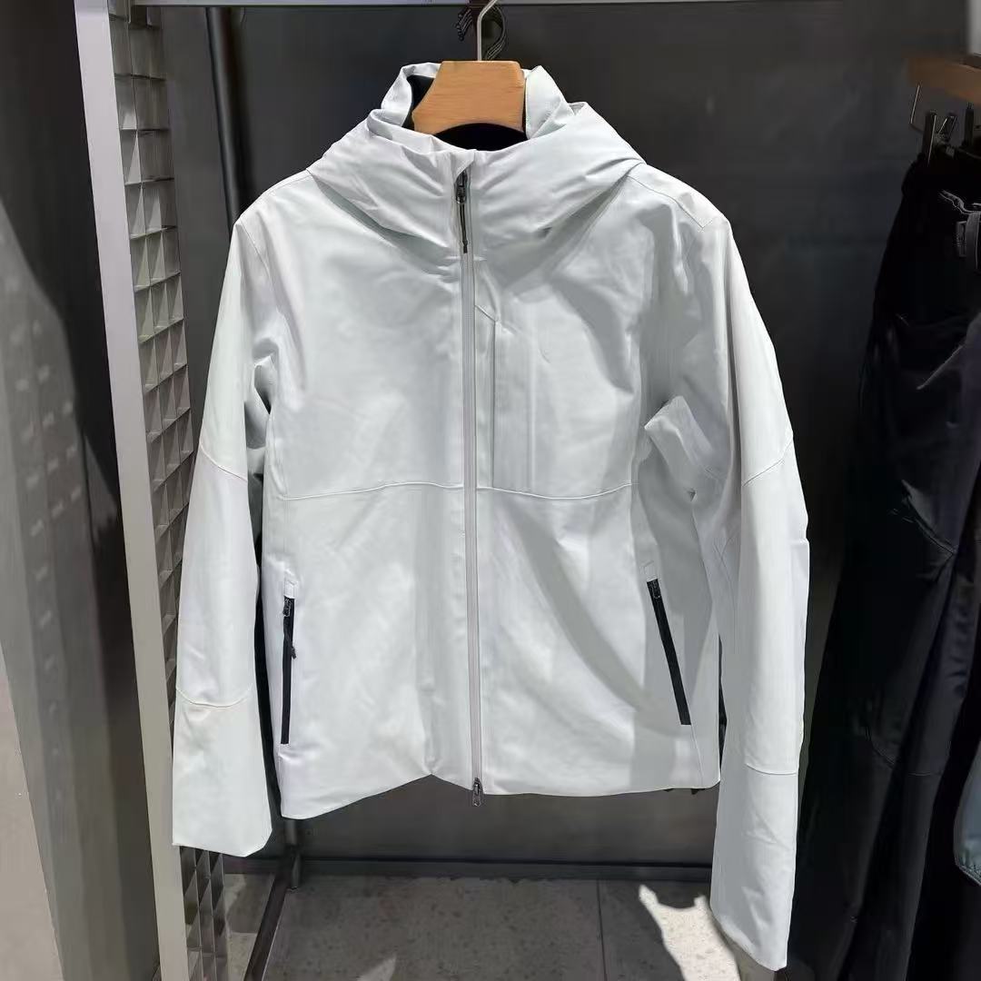 KL9015款男士户外休闲百搭防风防水连帽外套[黑]12/26