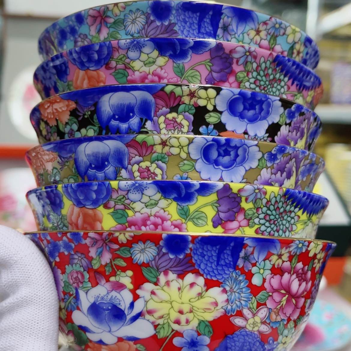 【闪购商品】骨瓷4.5寸6个………………………………