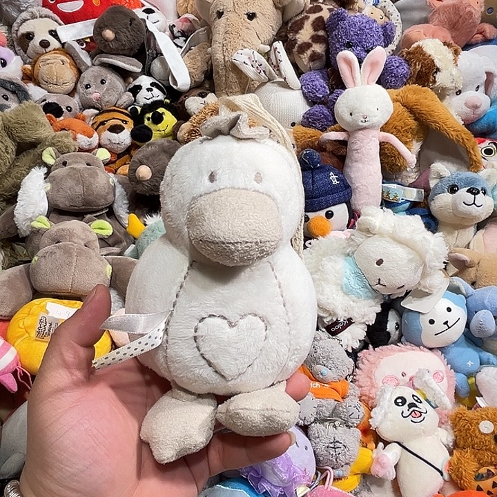 毛绒玩偶摇铃哈哈哈