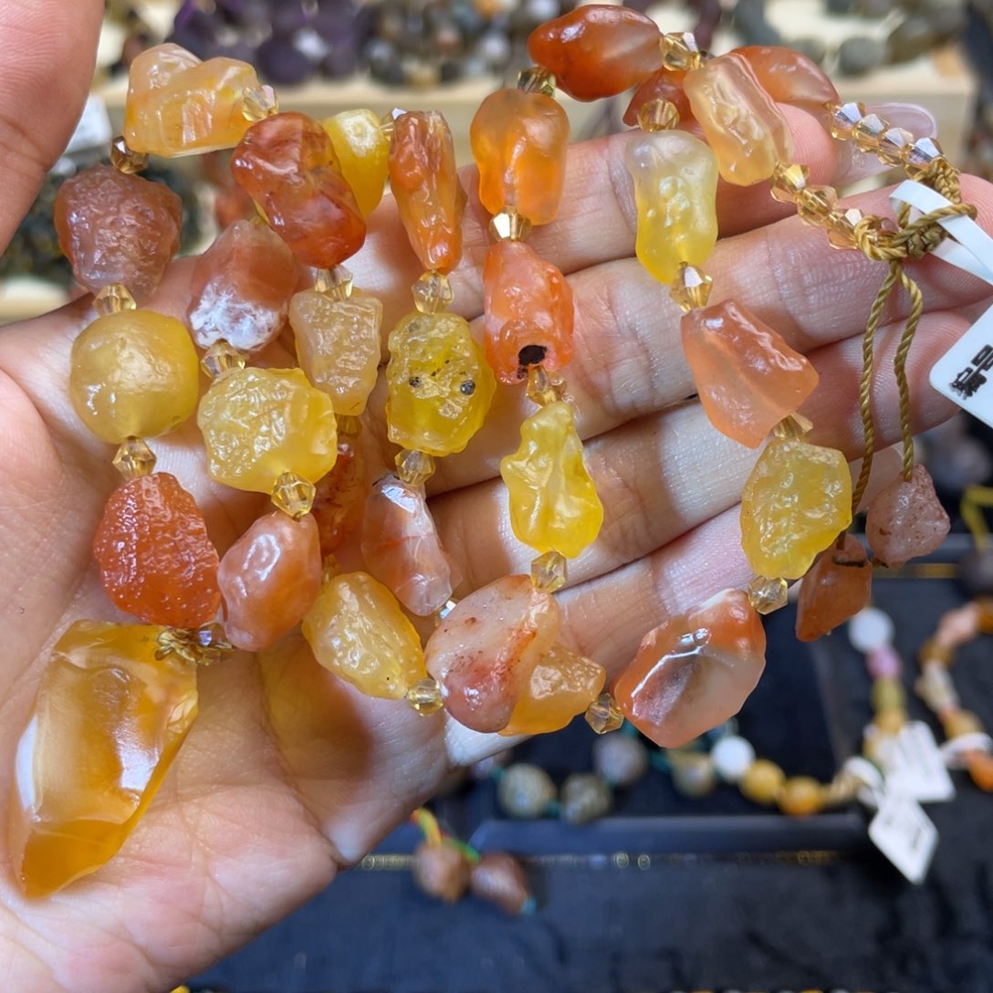 玛瑙/玉髓未镶嵌手链