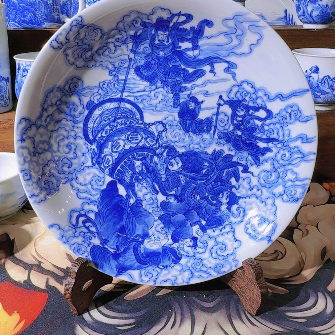 泥塑洛*壶承手工手绘