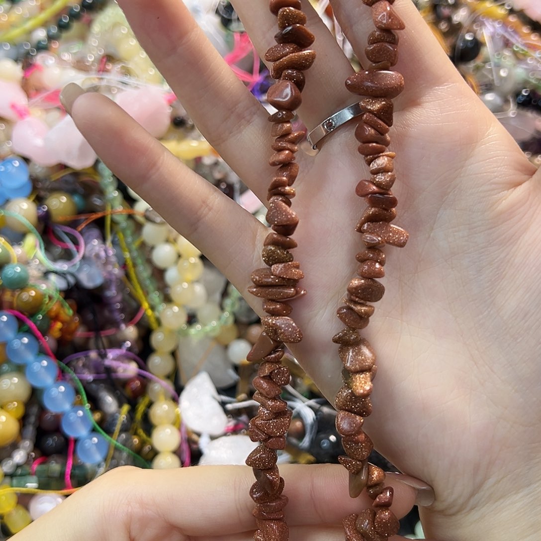 玛瑙/玉髓合金珠宝半成品金沙一条