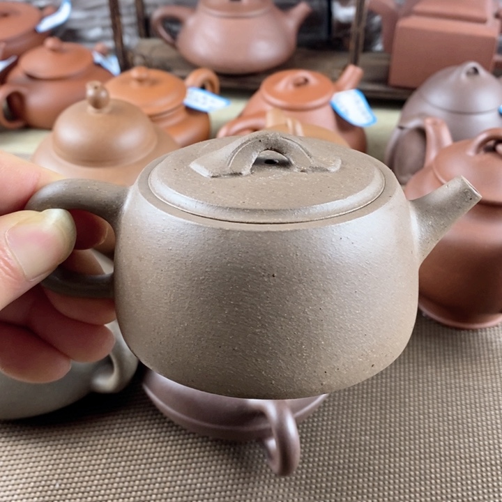 紫砂茶壶黄龙山老段泥