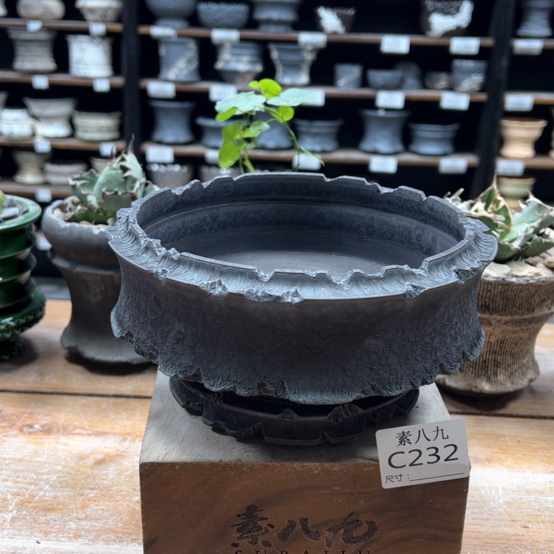 素八九陶瓷内口16高9.5