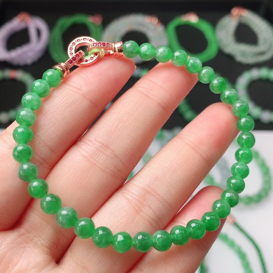 翡翠未镶嵌手链翡翠