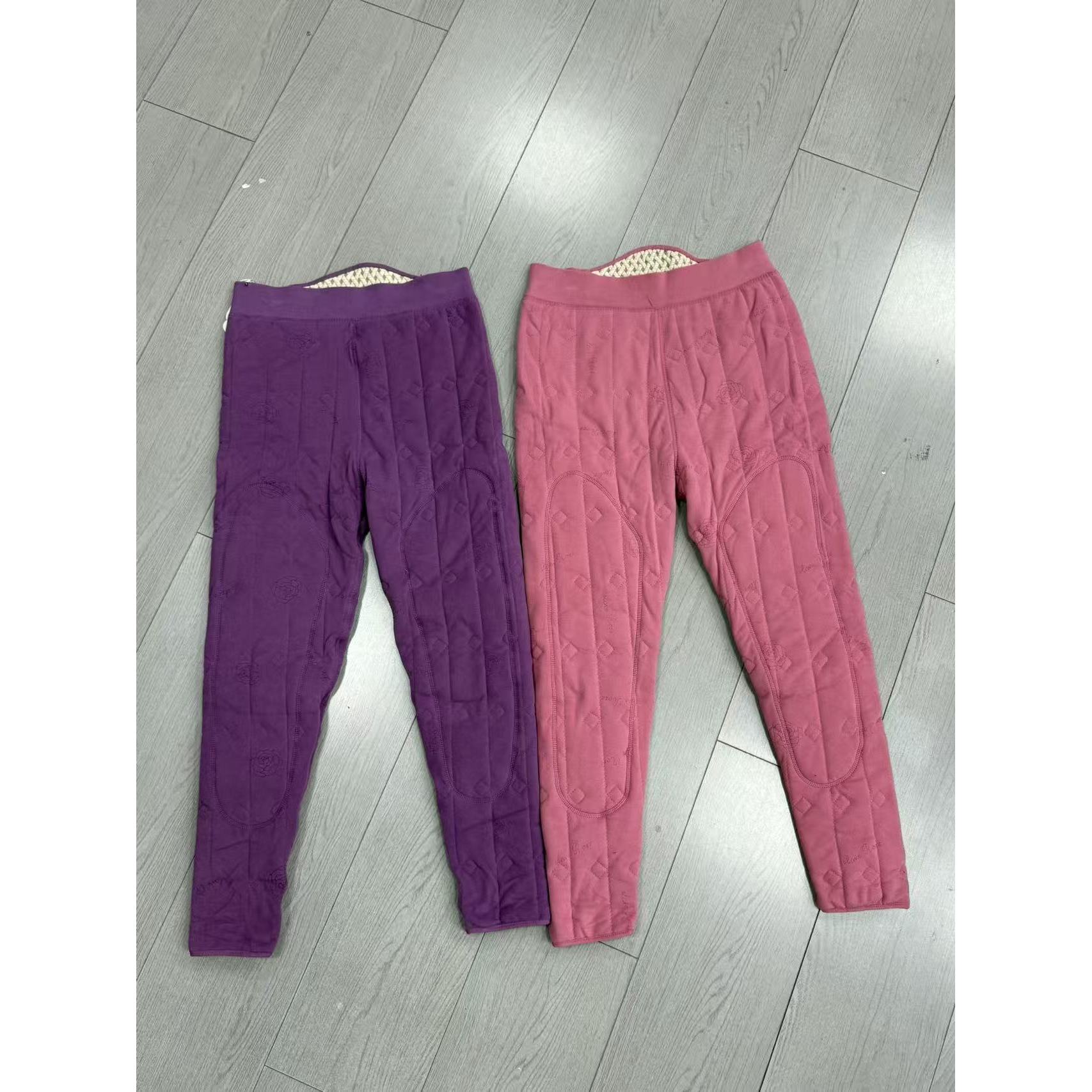 【主播推荐】女士夹棉护膝保暖裤6602