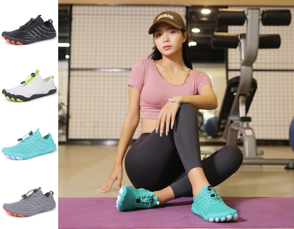 情侣款瑜伽鞋耐磨减震透气室内健身鞋跳绳跳操跳舞耐磨舒适柔软鞋