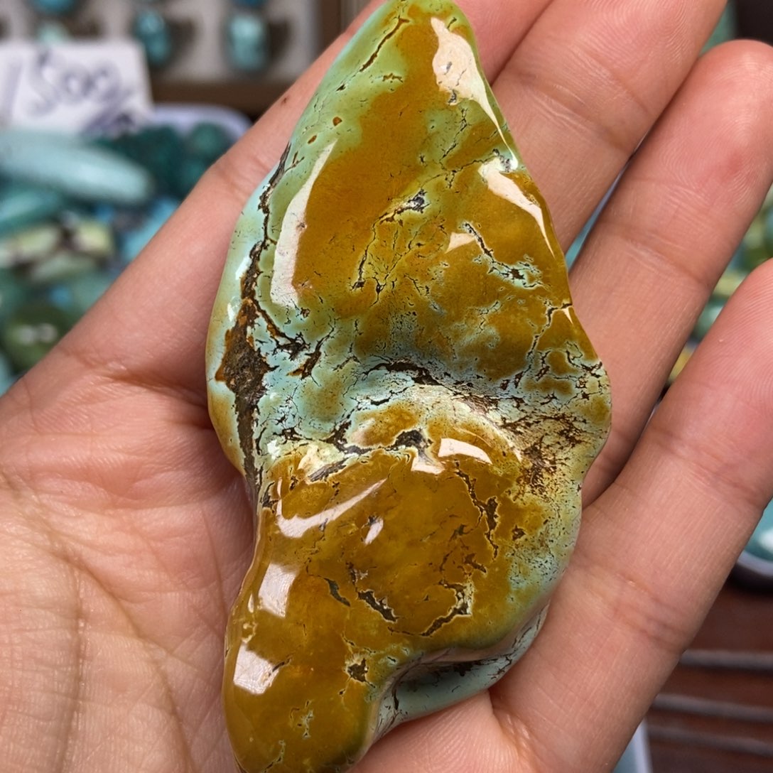 绿松石珠宝奇石未镶嵌