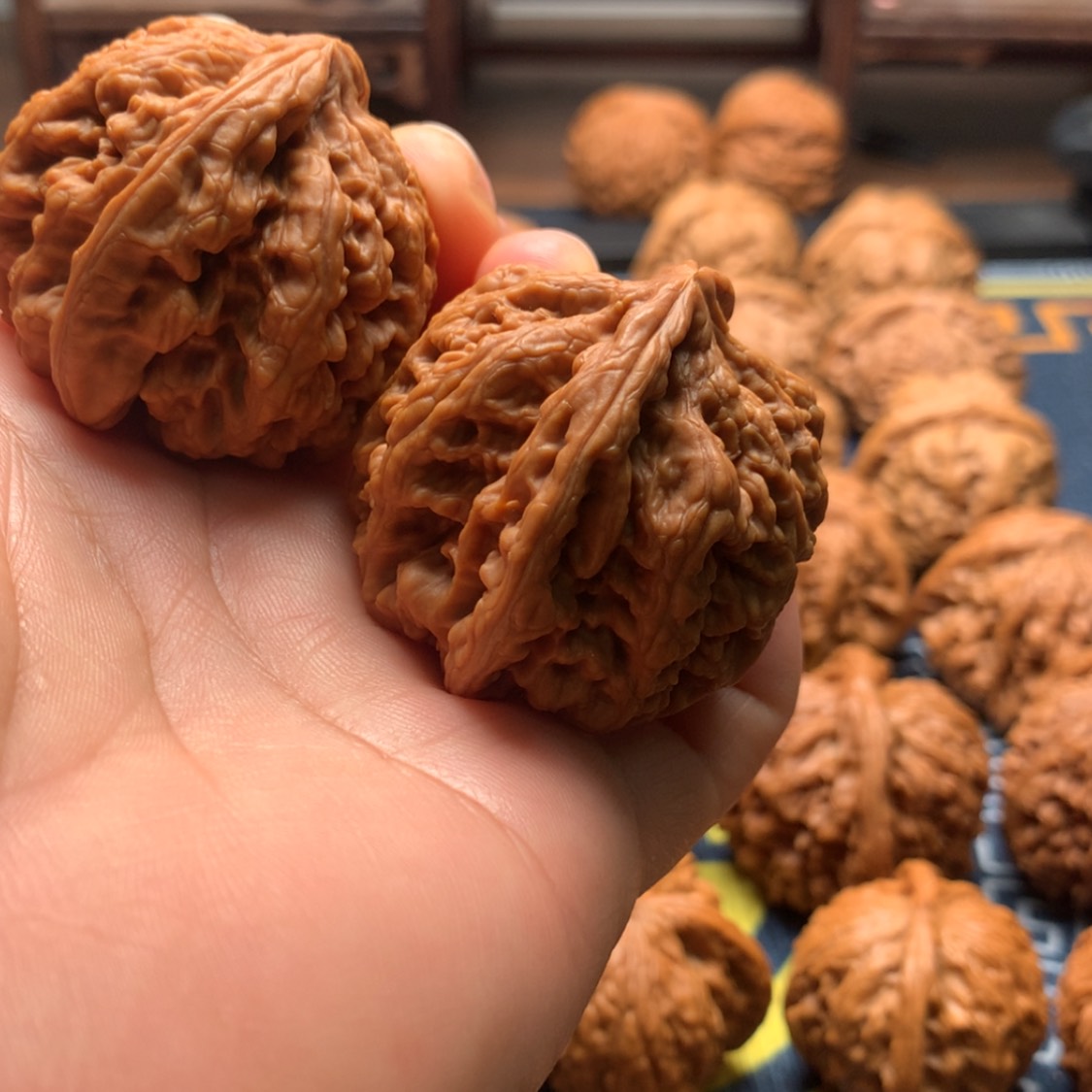 【闪购商品】把件文玩核桃M***c粗筋43