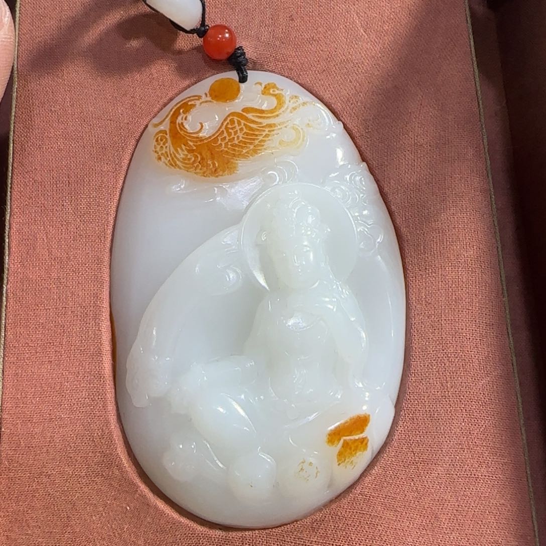 和田玉挂件未镶嵌得*